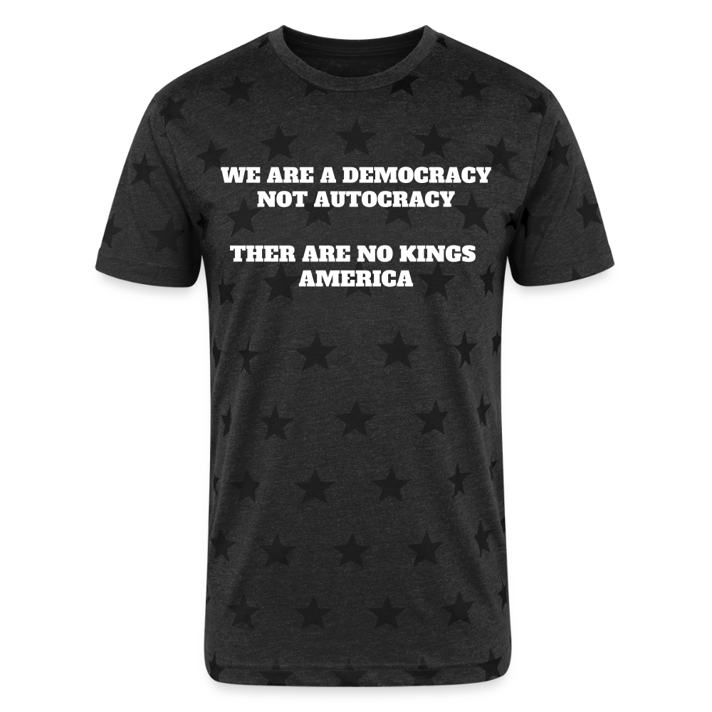 We are a Democracy - charcoal star 