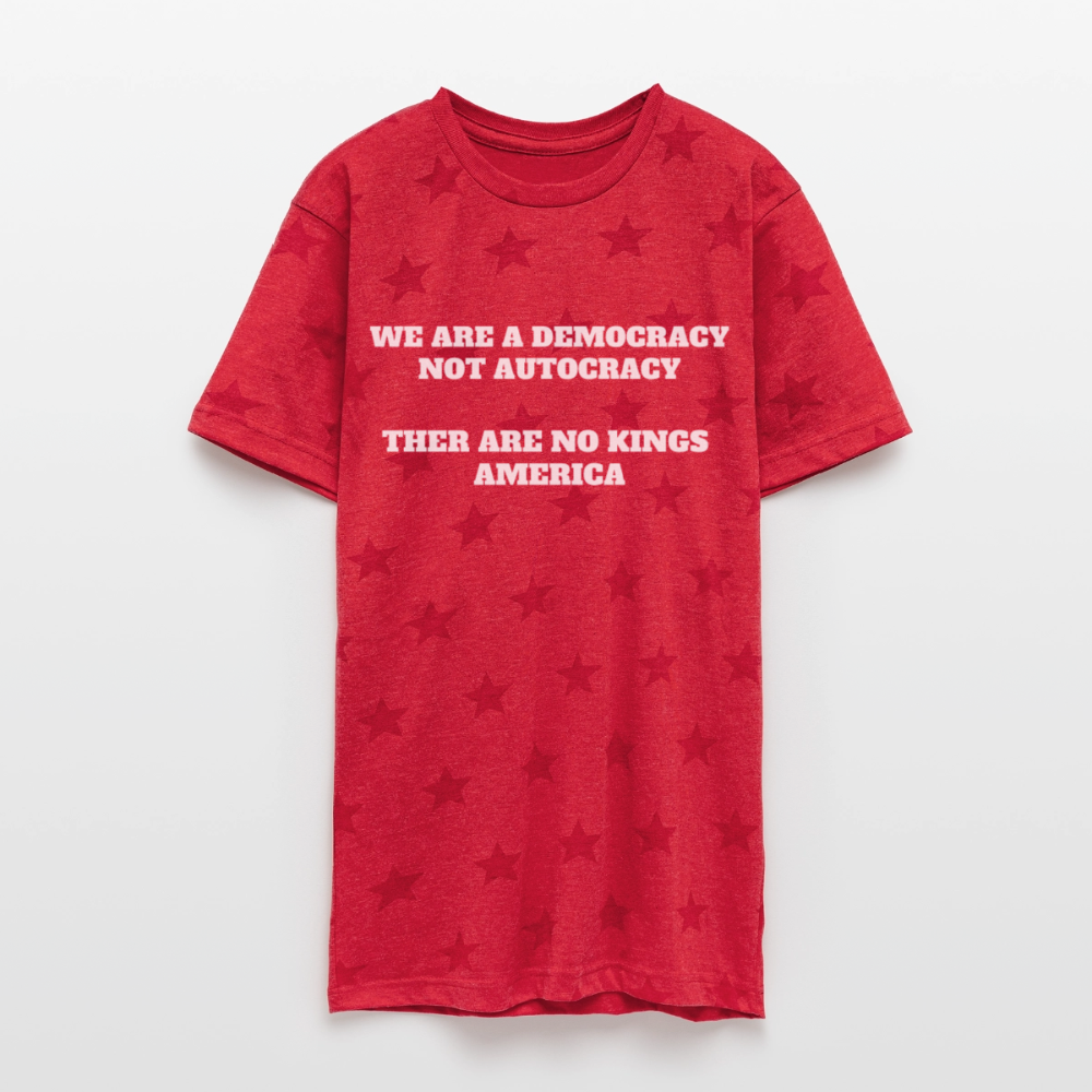 We are a Democracy - red star