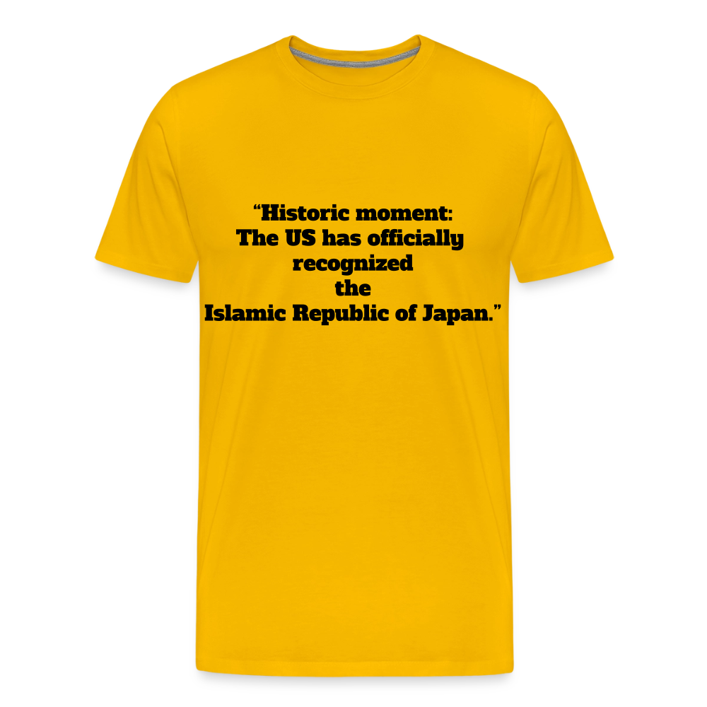“Historic moment: - sun yellow