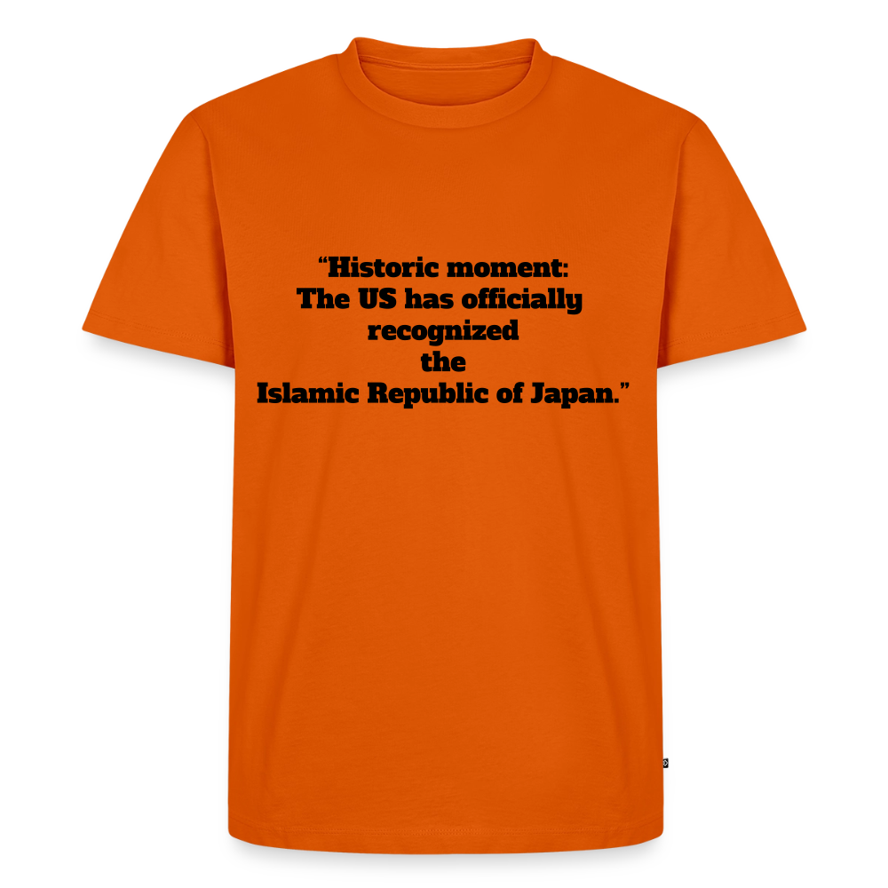 “Historic moment: - orange 